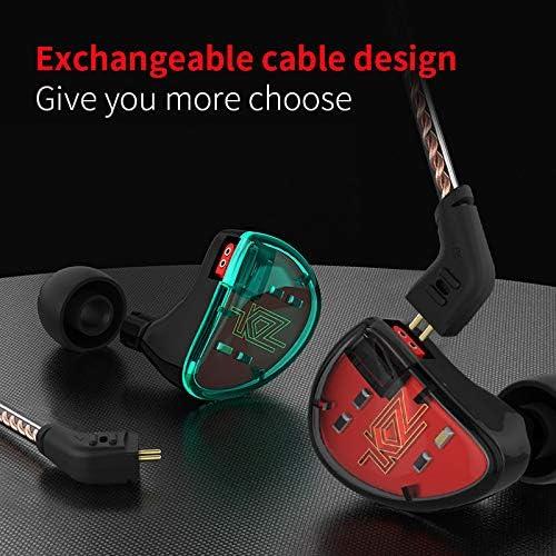 Auriculares KZ AS10 HiFi 5BA con Micrófono, Negro