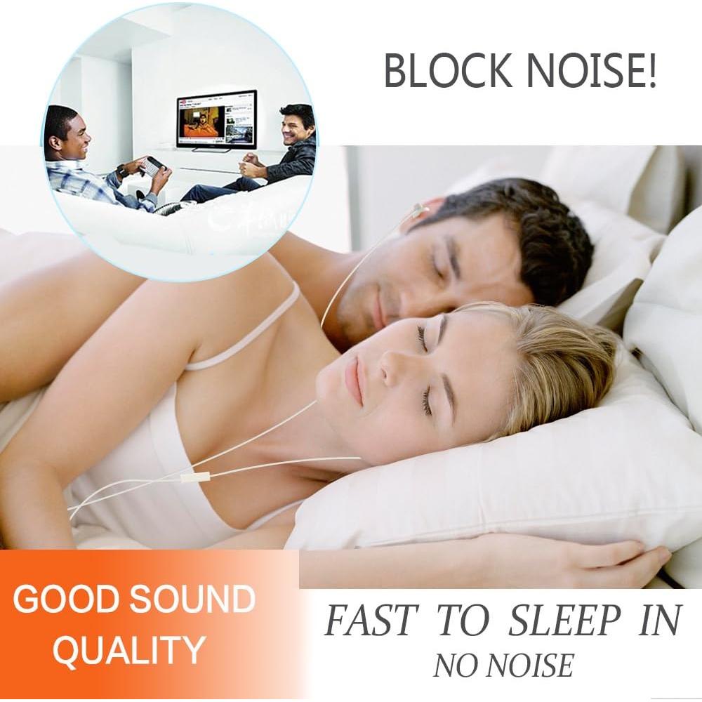 Auriculares Insonorizados Dingtai para Dormir 3.5mm Silicona
