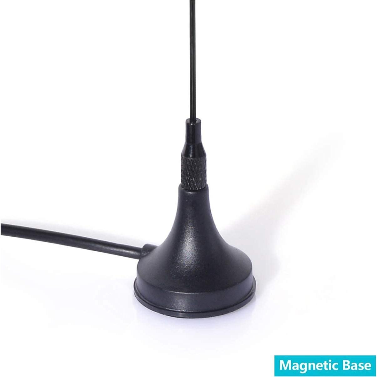 Antena de Escáner Bingfu BNC Macho 20-1300MHz Paquete de 2