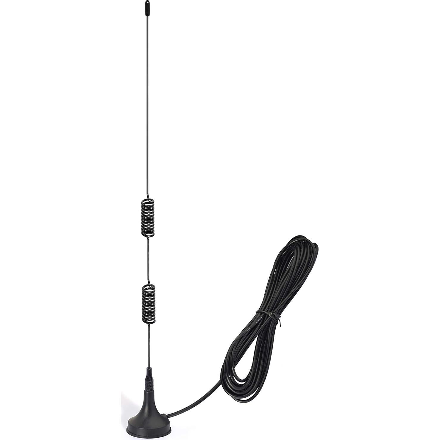 Antena de Escáner Bingfu BNC Macho 20-1300MHz Paquete de 2