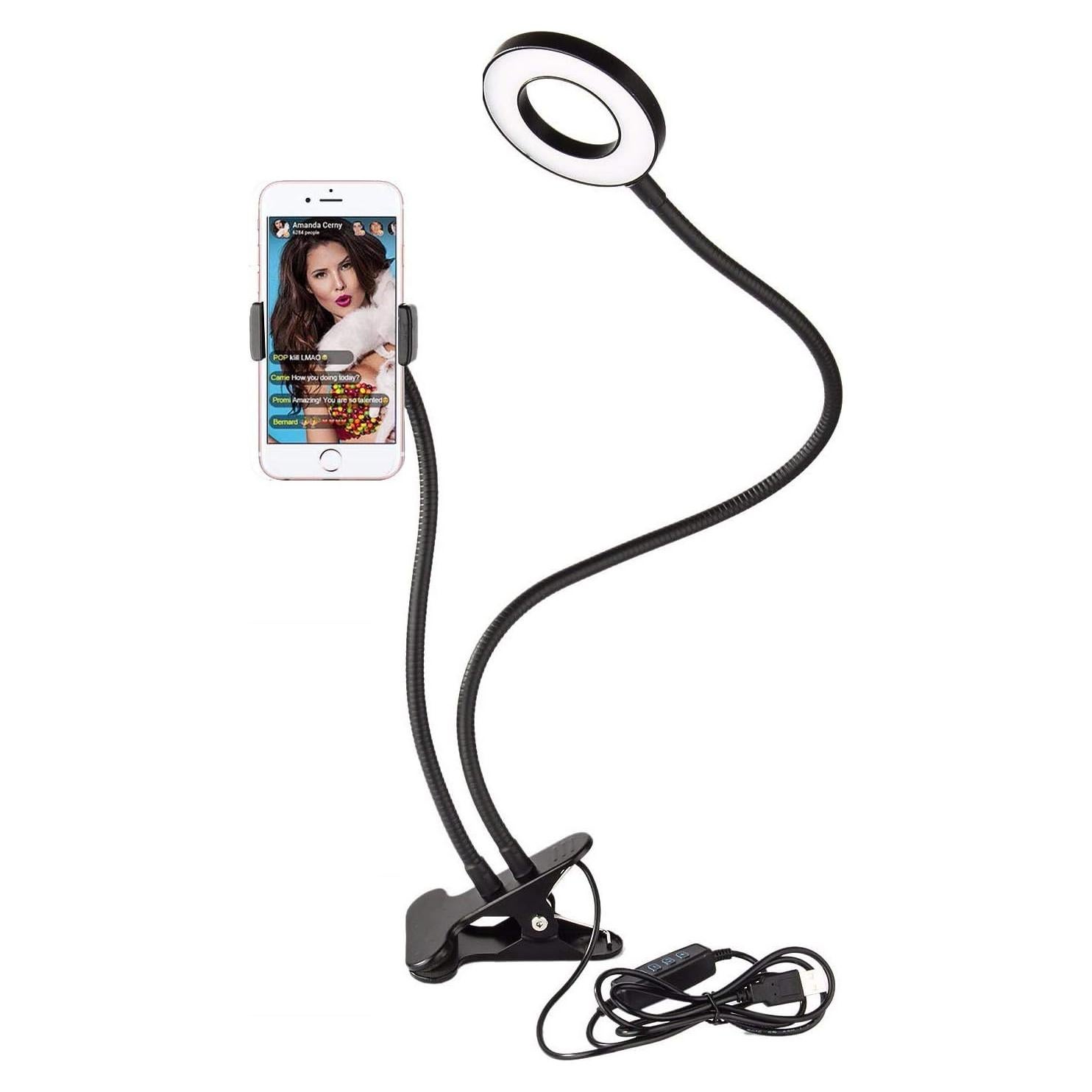 Anillo de Luz LED Sokani con Soporte para Teléfono Móvil