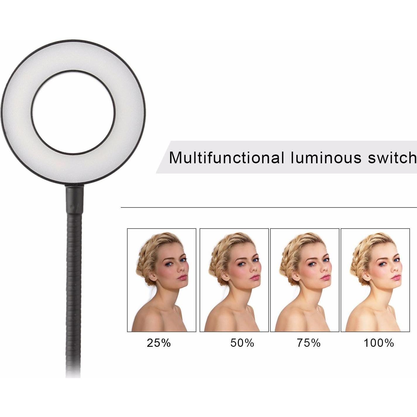 Anillo de Luz LED Sokani con Soporte para Teléfono Móvil