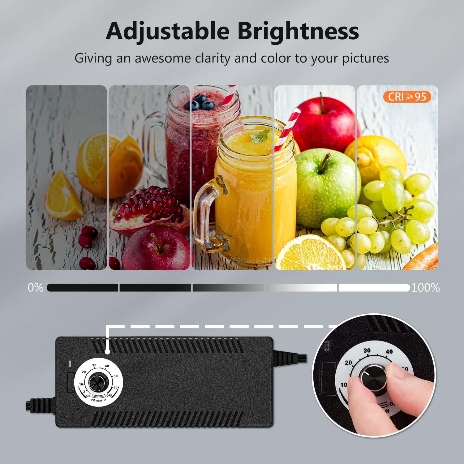 Kit de 2 Paneles de Luz Takerers LB12B para Caja de Luz 81x81cm