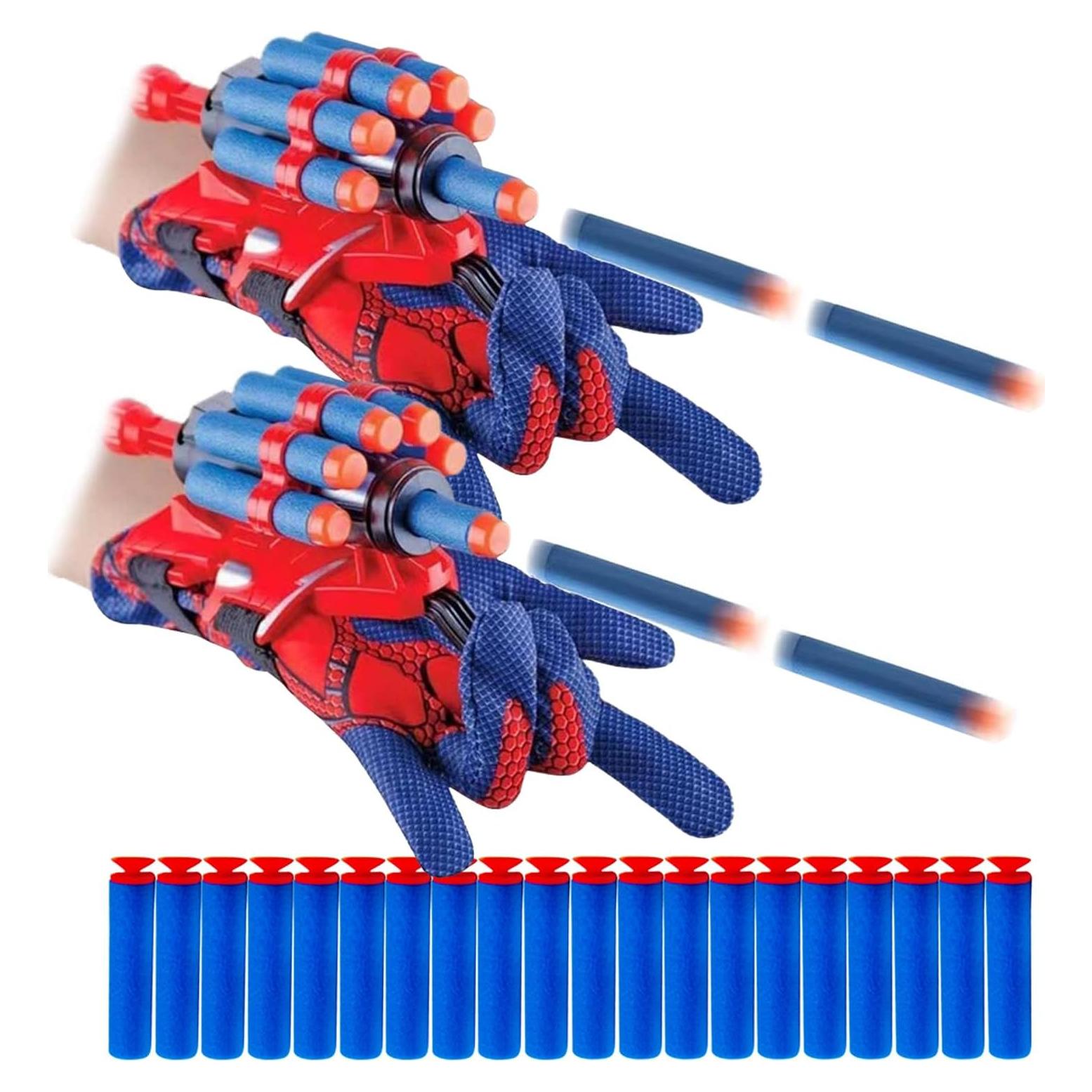 Juego de Lanzadores de Telaraña Keumi con Guantes y Dardos