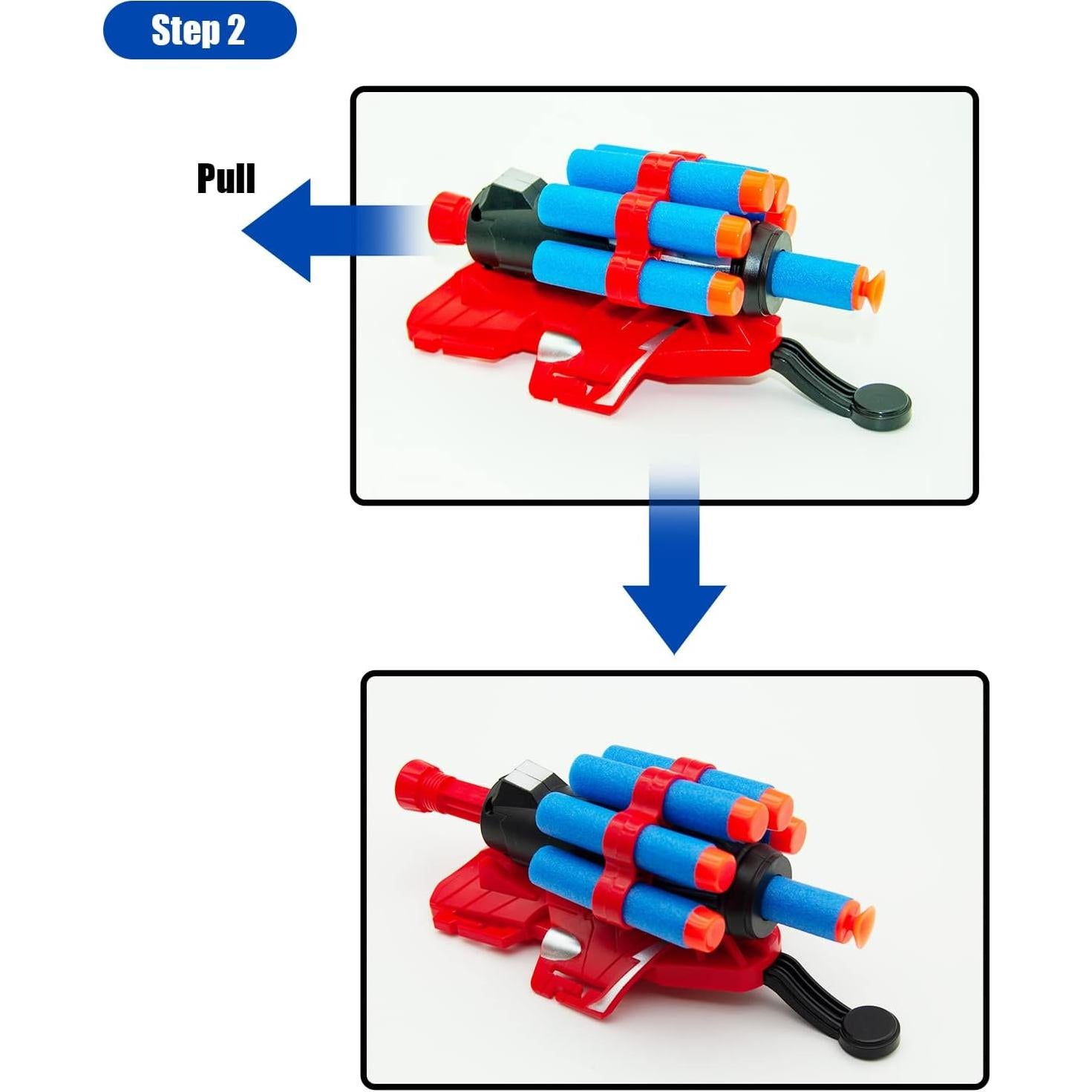 Juego de Lanzadores de Telaraña Keumi con Guantes y Dardos