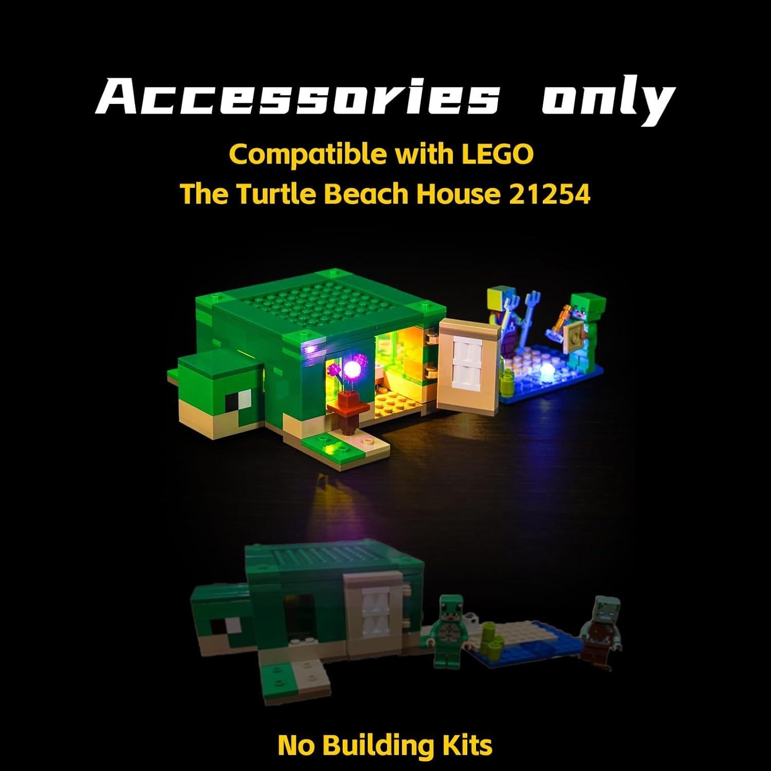 Kit de Luz BrickBling para Lego Casa de la Tortuga 21254