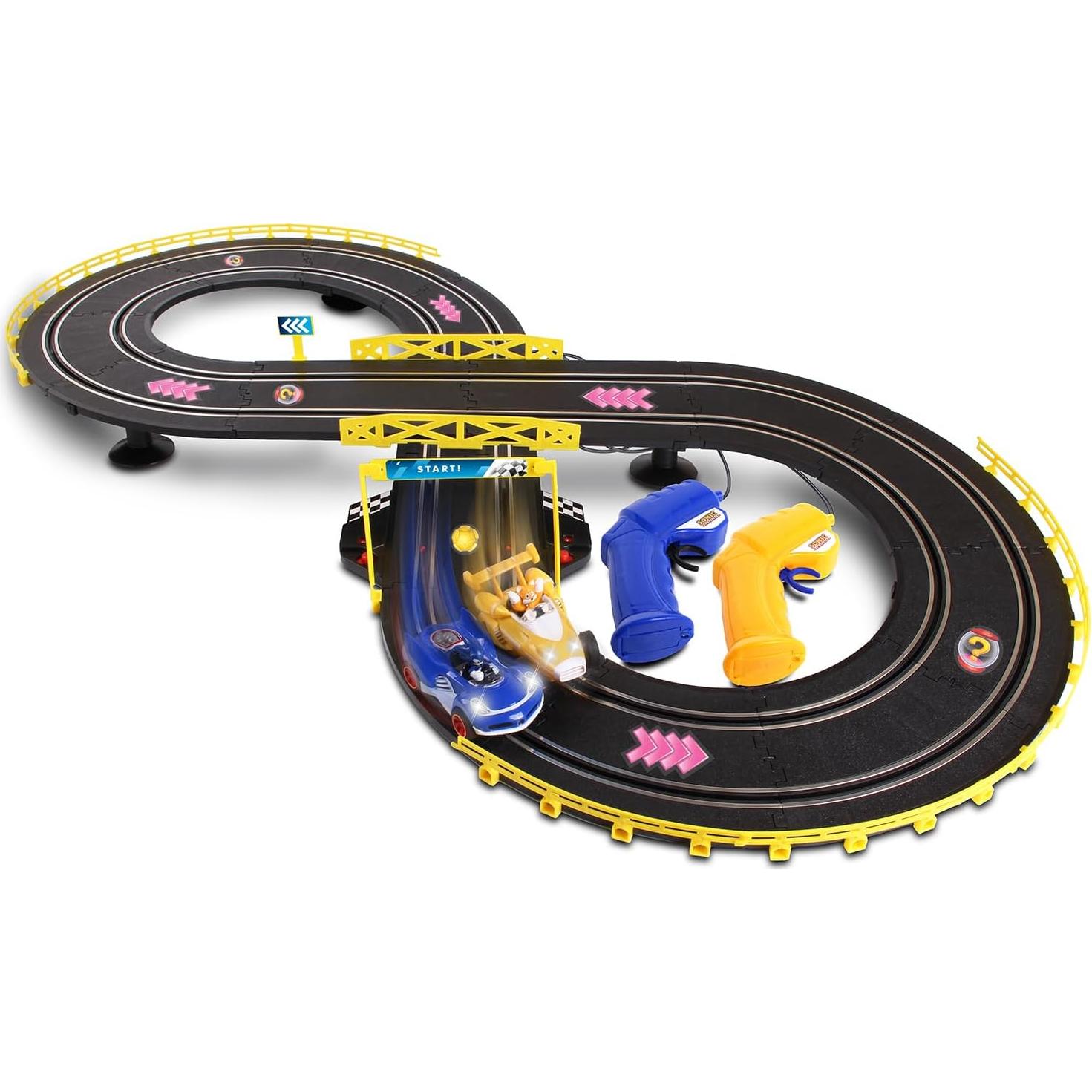 Set de Coche de Carreras RC Sonic y Tails NKOK 2.44m