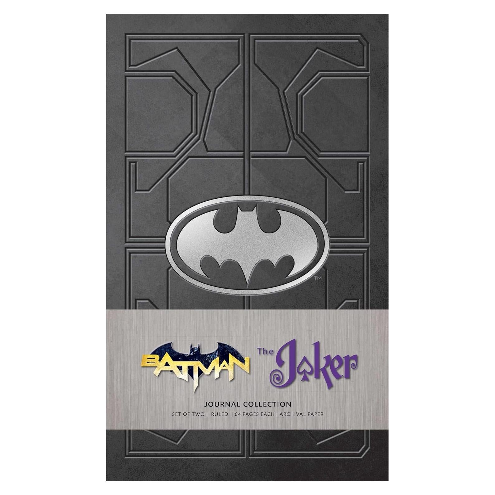 DC Comics: Character Journal Collection (Set of 2): Batman and Joker