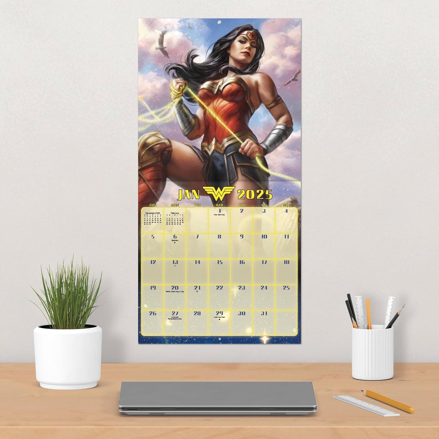 2025 DC Comics Wonder Woman Wall Calendar