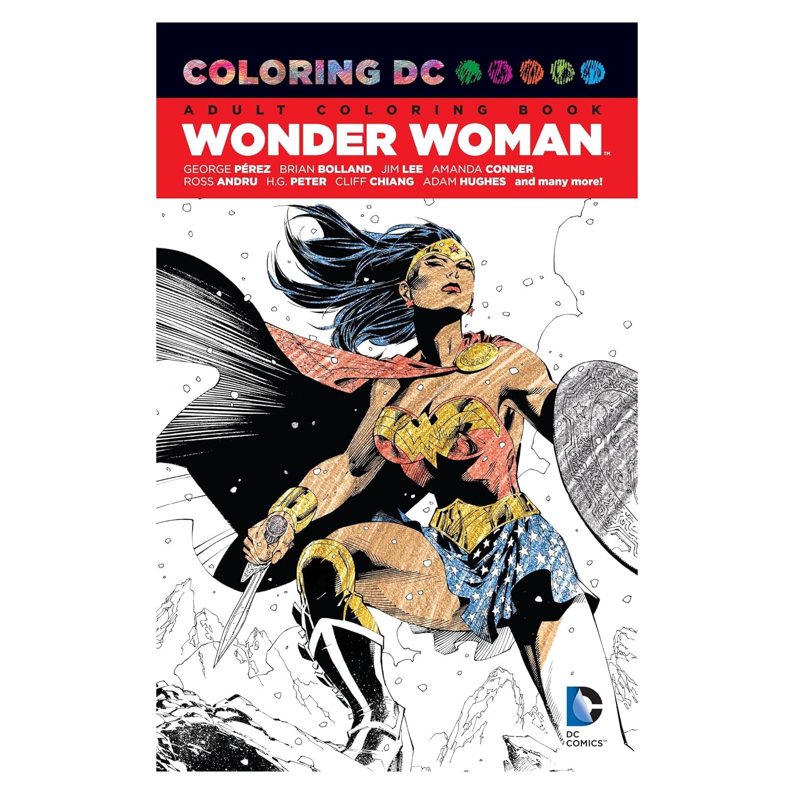 Wonder Woman Adult Coloring Book