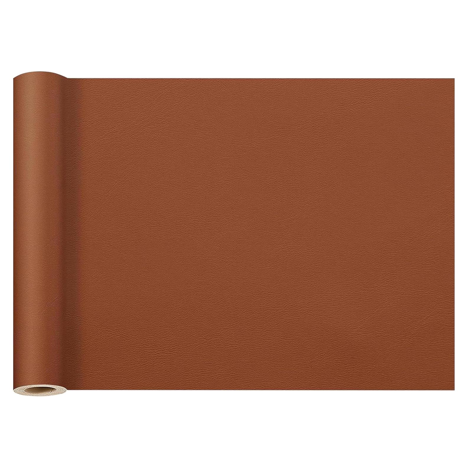 Parche de Reparación de Cuero WQHDQLY 2 PCS 30x137 cm Negro