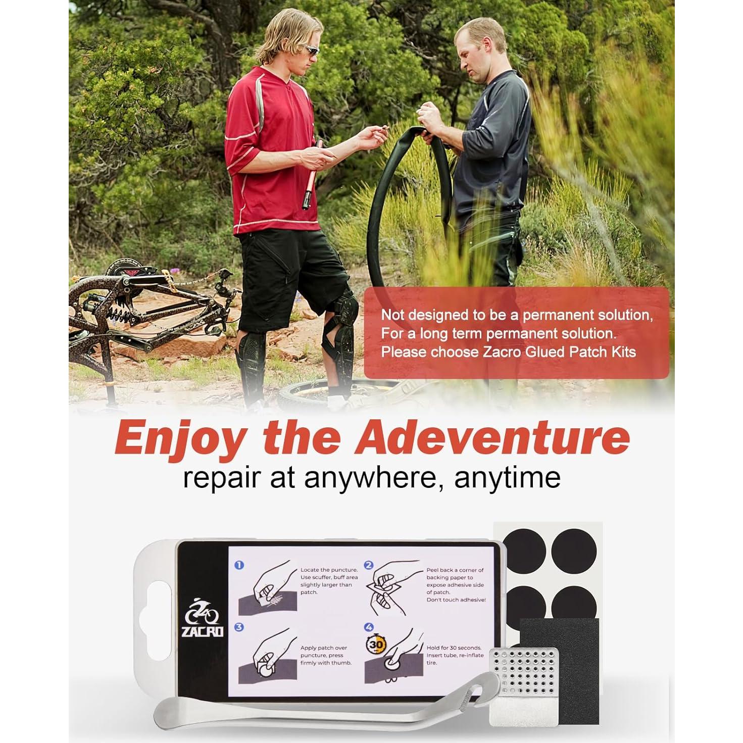 Kit de Reparación de Neumáticos Zacro 34 Piezas Sin Pegamento