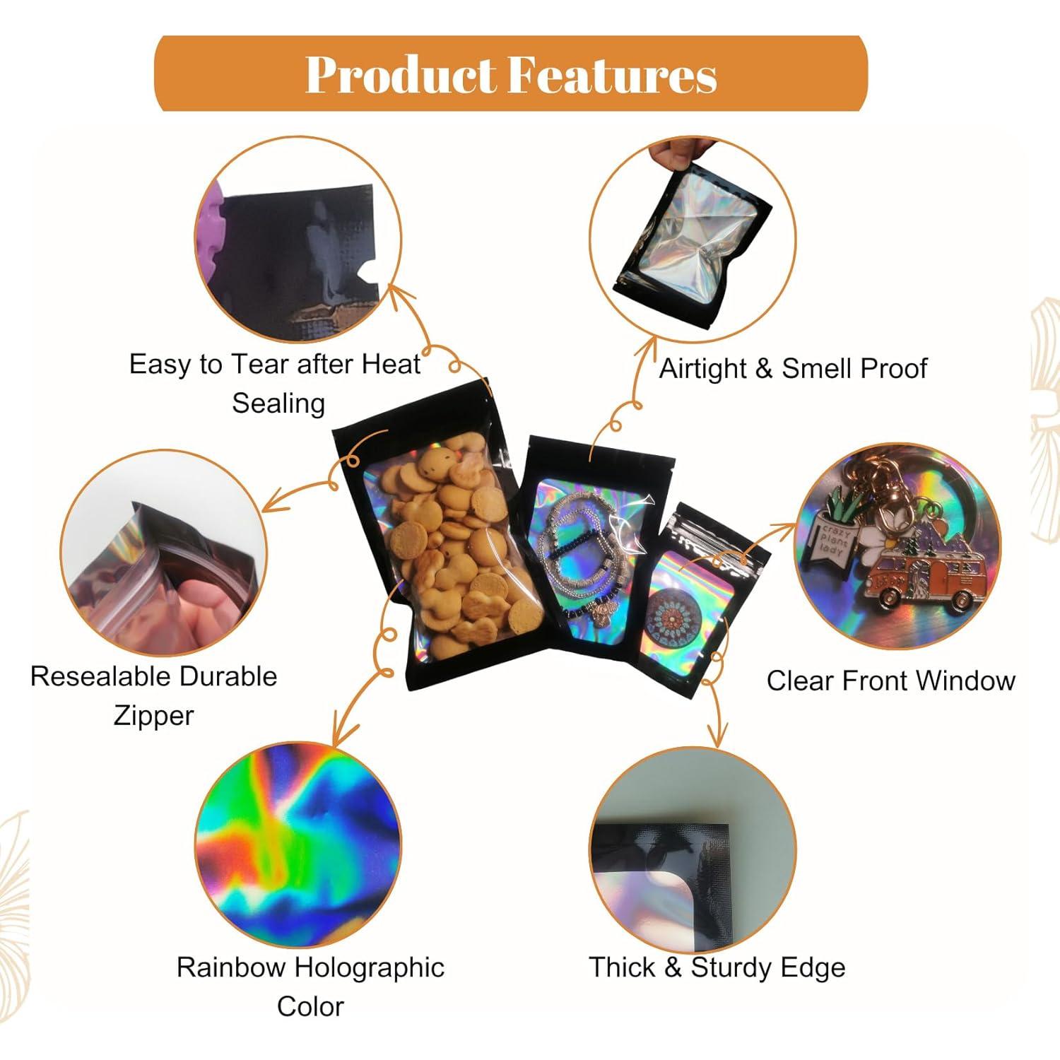 Bolsas Mylar Sylvia Flower 300 Unidades 3 Tamaños Reutilizables