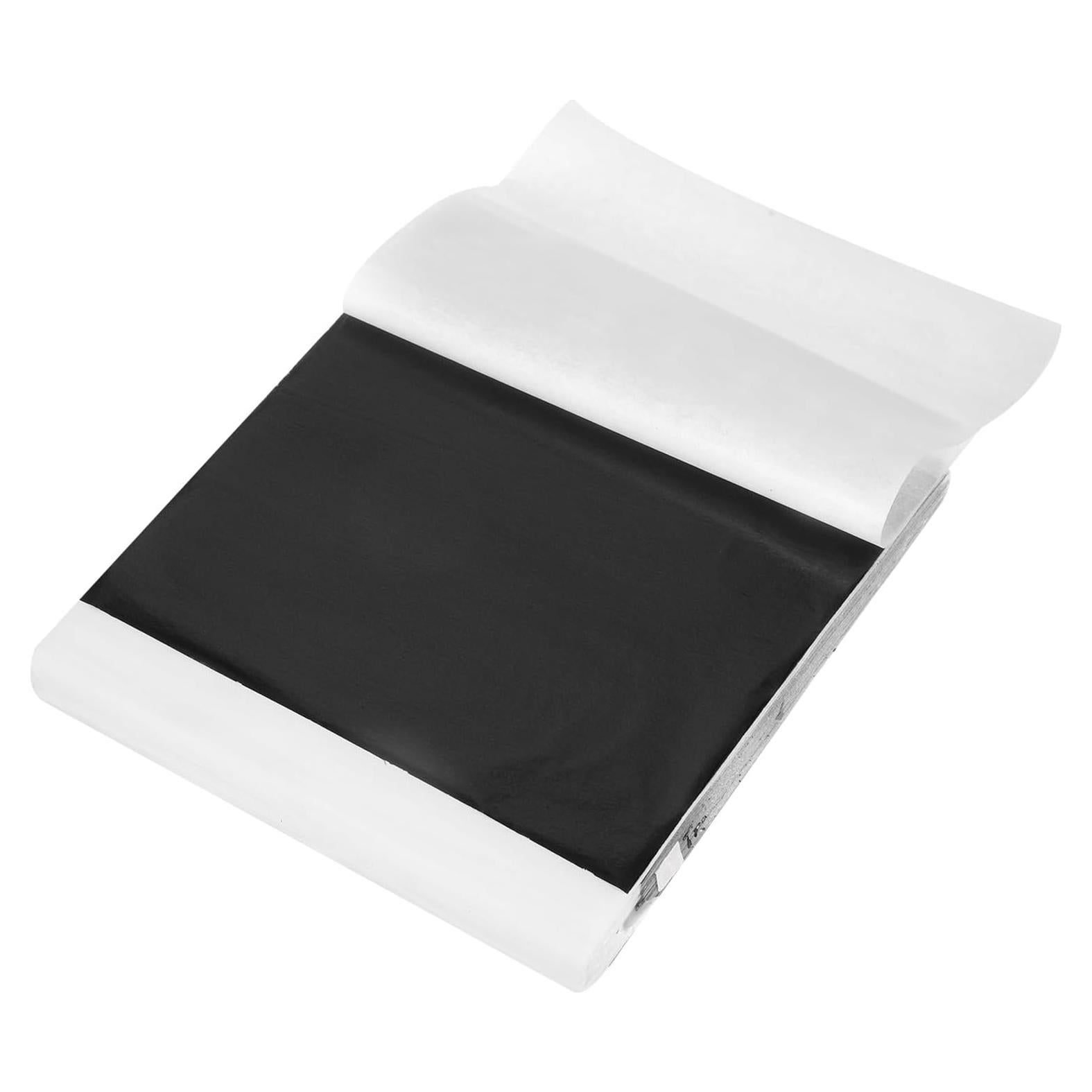 Hojas de Oro Imitación MECCANIXITY 300 Pcs 14x14cm Negro