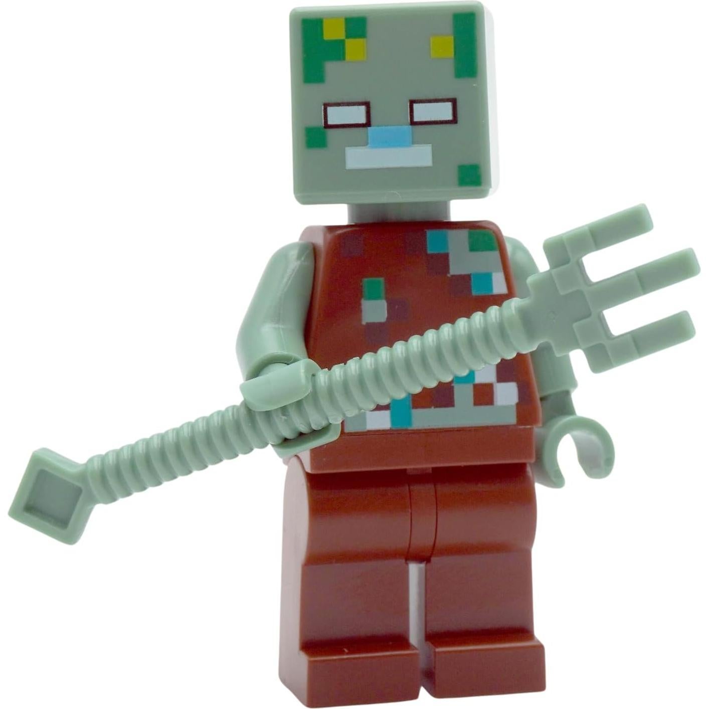 LEGO Minecraft Aventurero con Ahogado y Axolote - 6+