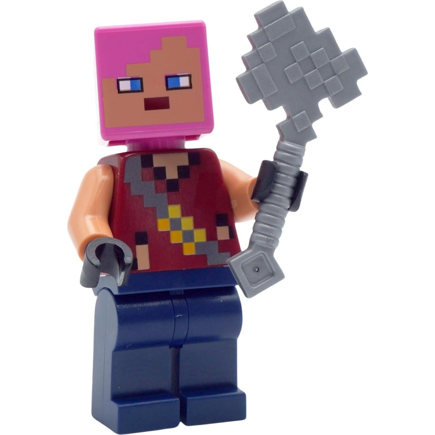 LEGO Minecraft Aventurero con Ahogado y Axolote - 6+