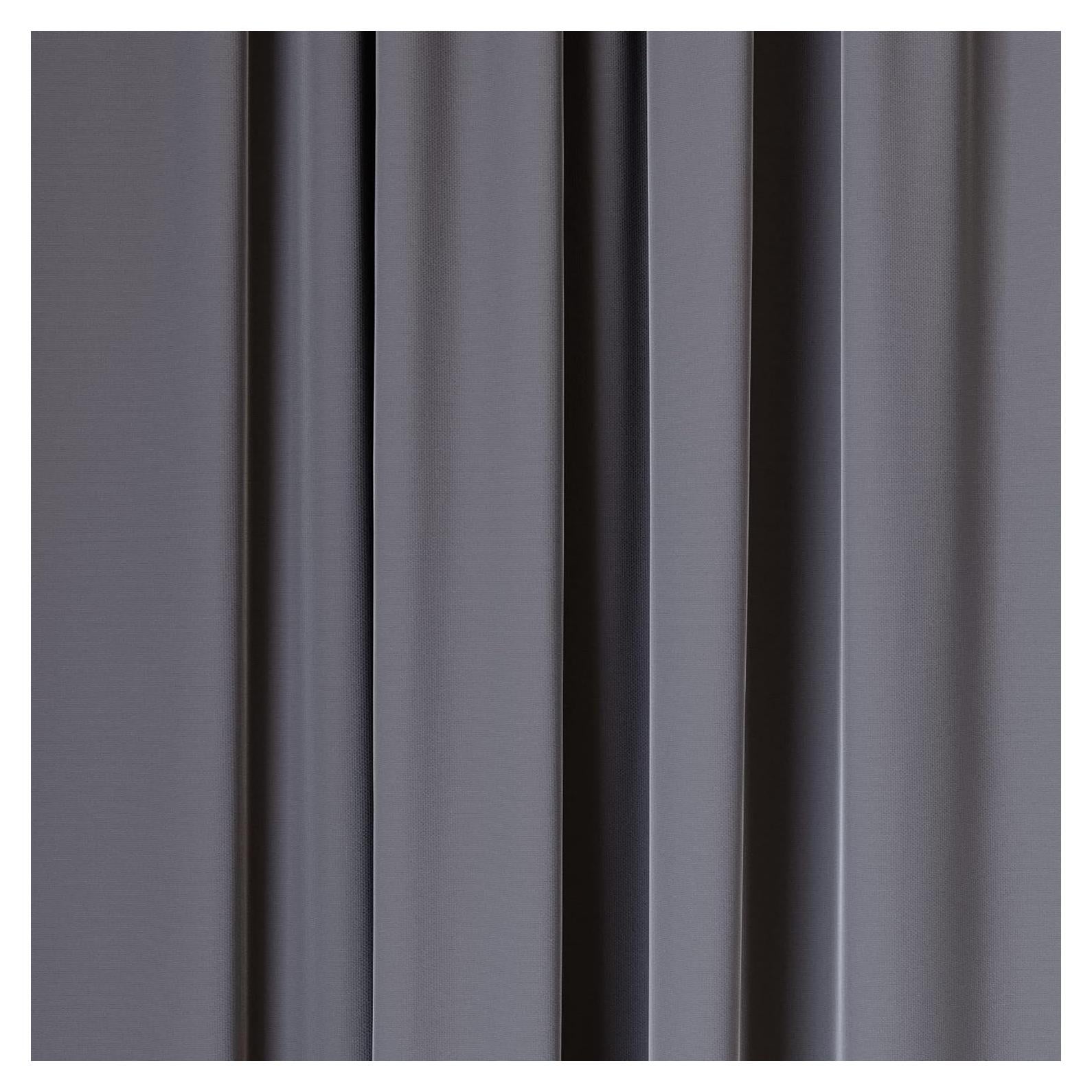 Cortinas Blackout Umbra Twilight 132x213 cm, Set de 2, Carbón