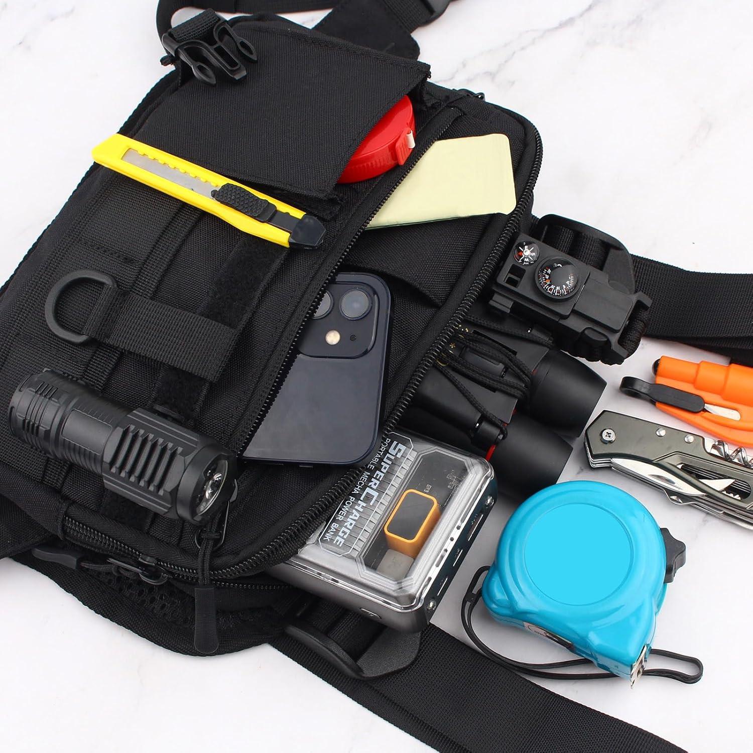 Bolsa de Pecho Compacta JECOLOS Resistente al Agua 24x18cm