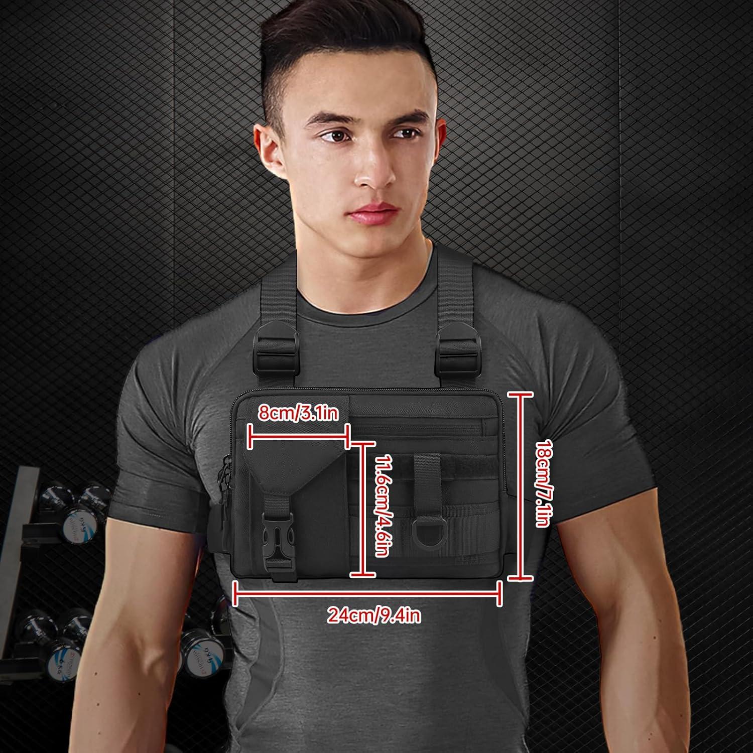 Bolsa de Pecho Compacta JECOLOS Resistente al Agua 24x18cm