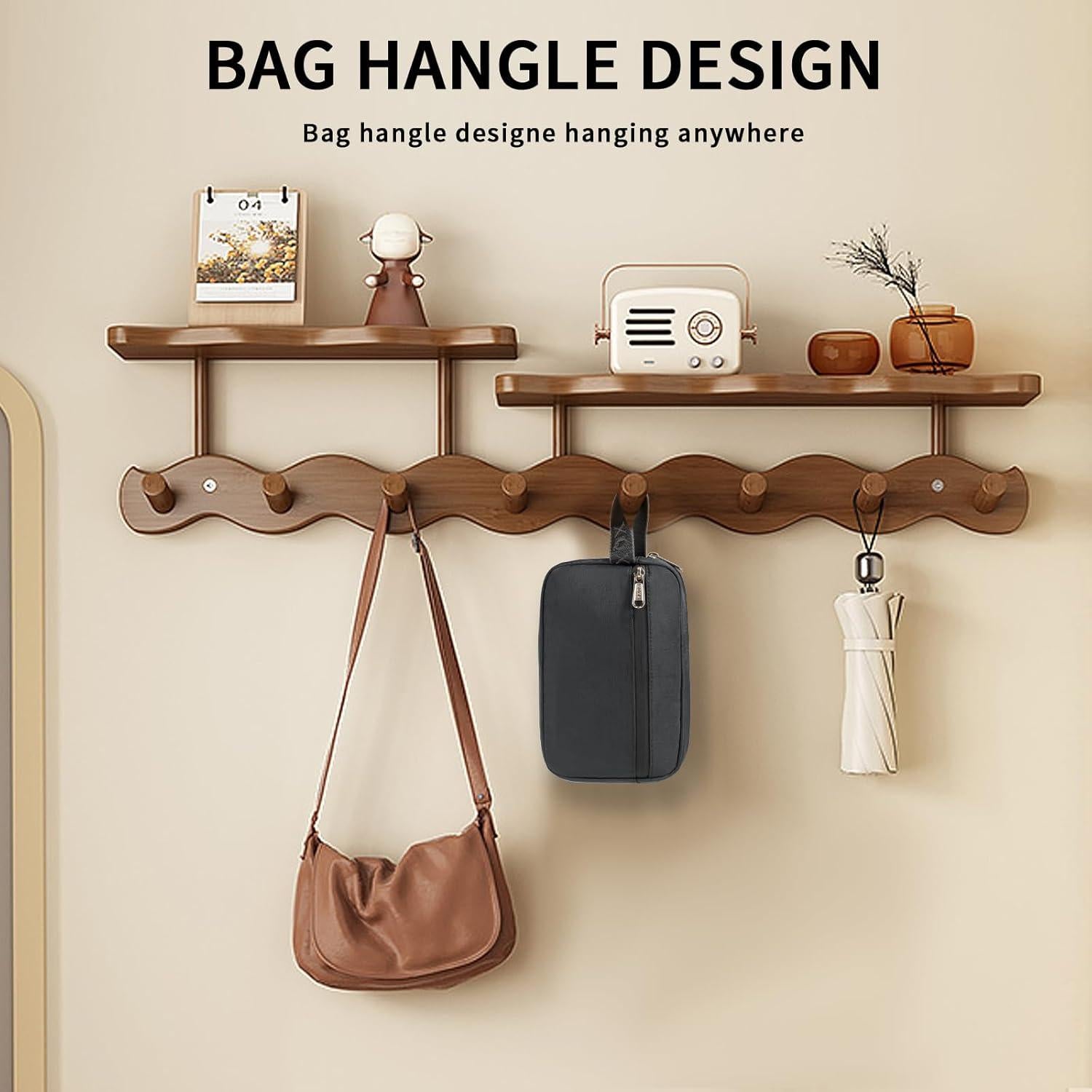 Bolsa de Aseo XQXA Unisex Resistente al Agua 20.3x13.7cm