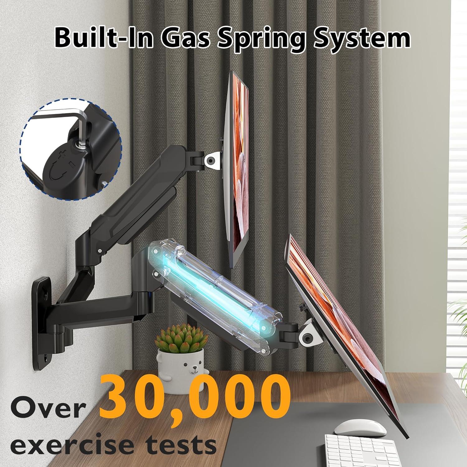 Soporte de Pared Doble Monitor BONTEC 13-32" Ajustable 9kg