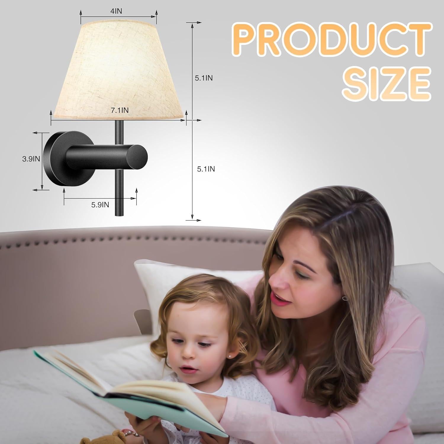 Apliques de Pared Inalámbricos StarMoitic 10000mAh RGB 2 Piezas