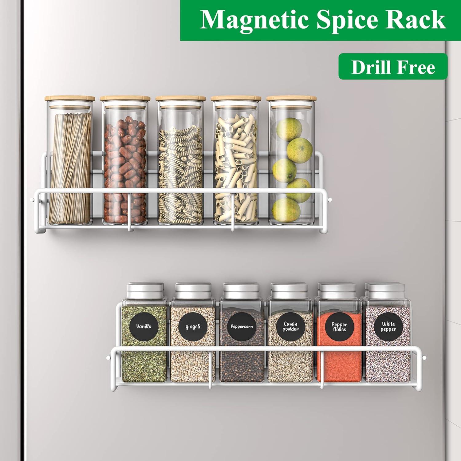 Organizador de Especias Magnético HuggieGems Blanco 2 Paquetes