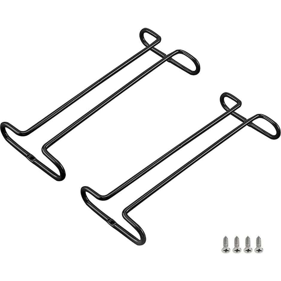 Juego de 2 Soportes para Copas de Vino GeLive Bajo Gabinete