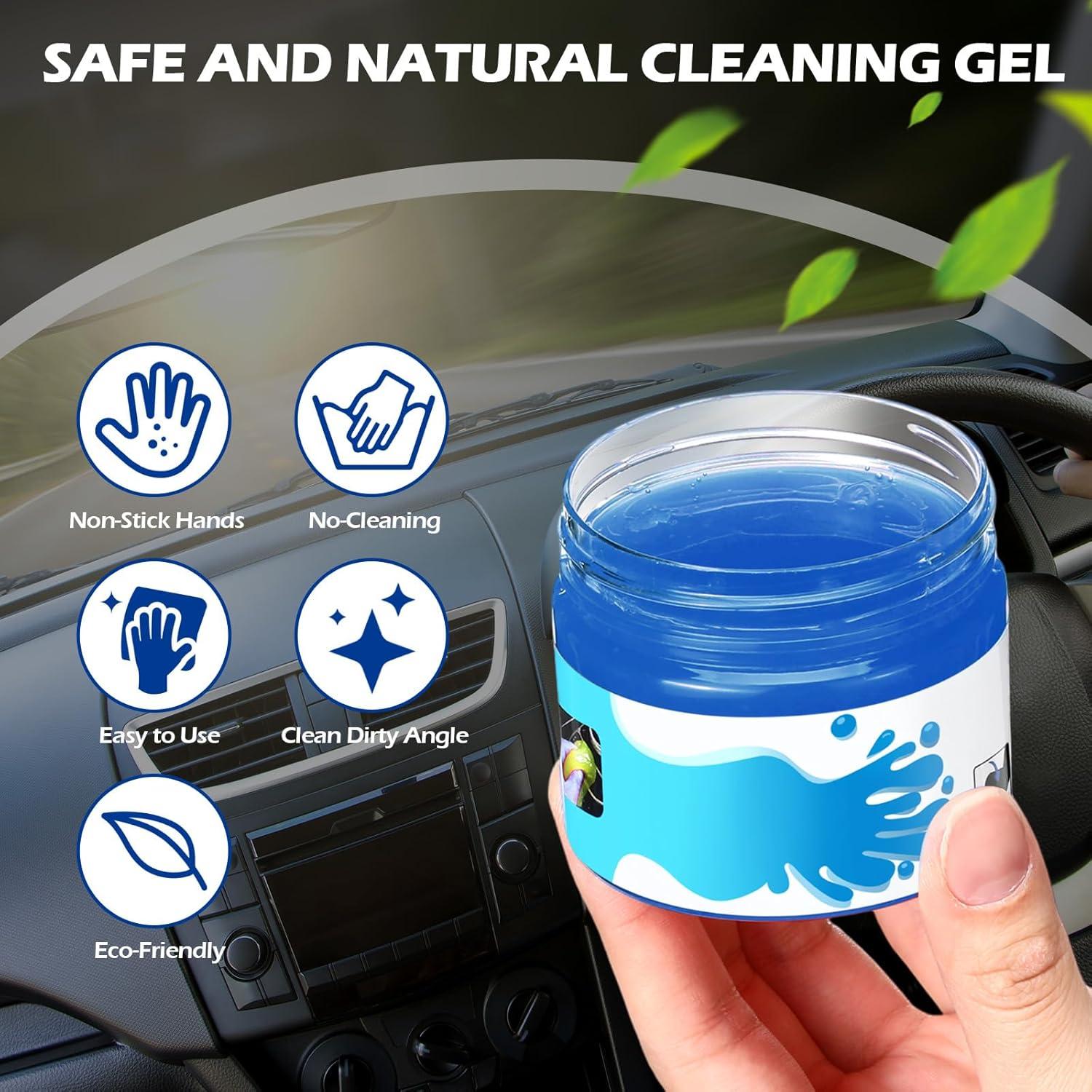 Kit de Limpieza para Autos Datanly - 12 Gel Azul 160g