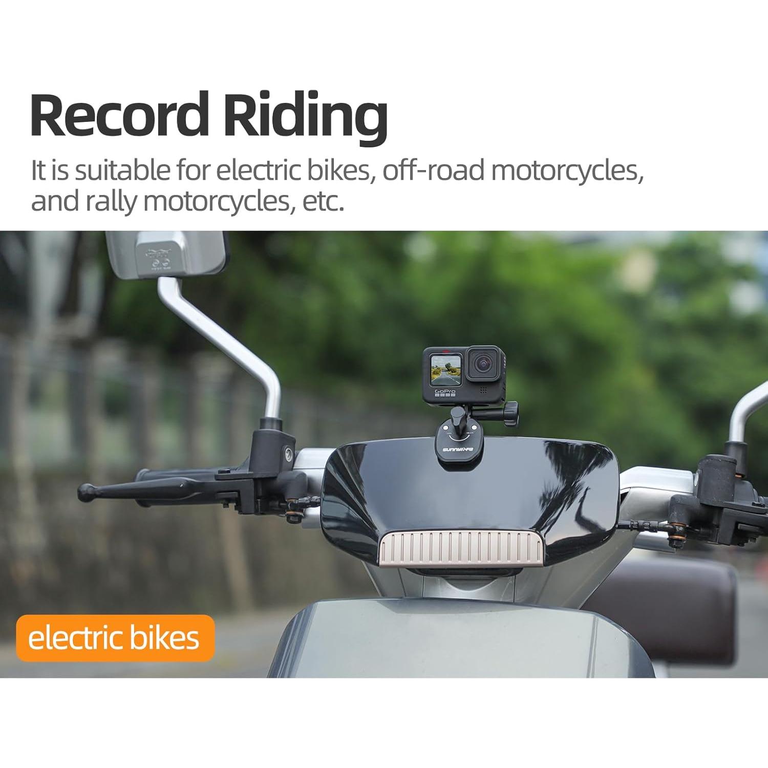 Soporte de Cámara para Motocicleta BEHORSE Ajustable