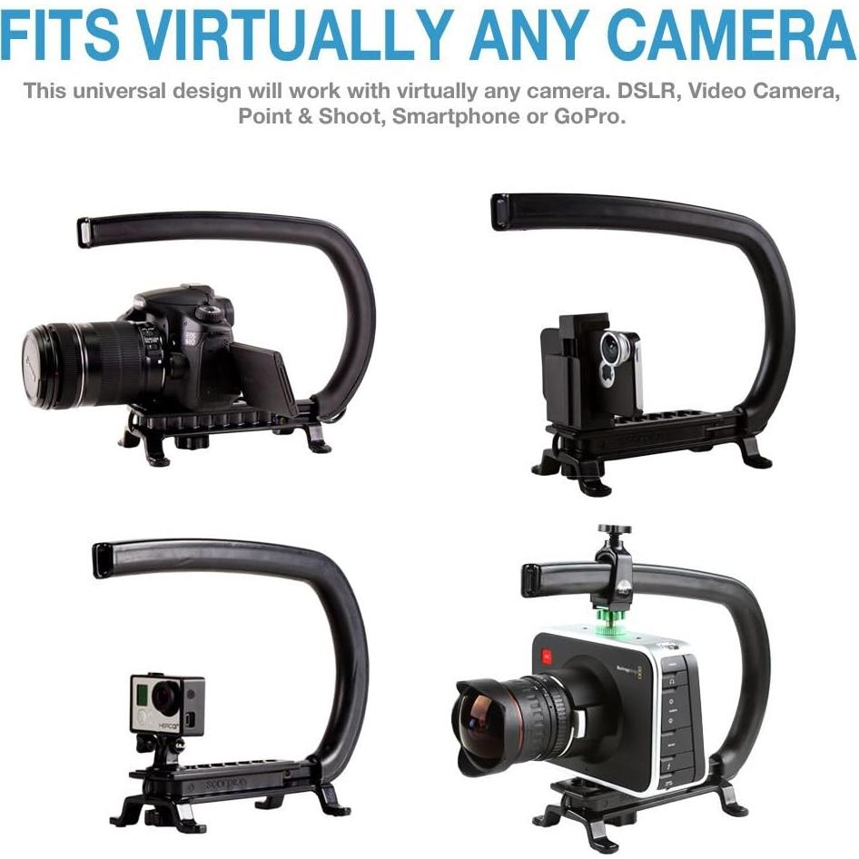 Mango Estabilizador de Cámara Scorpion Cam Caddie Negro