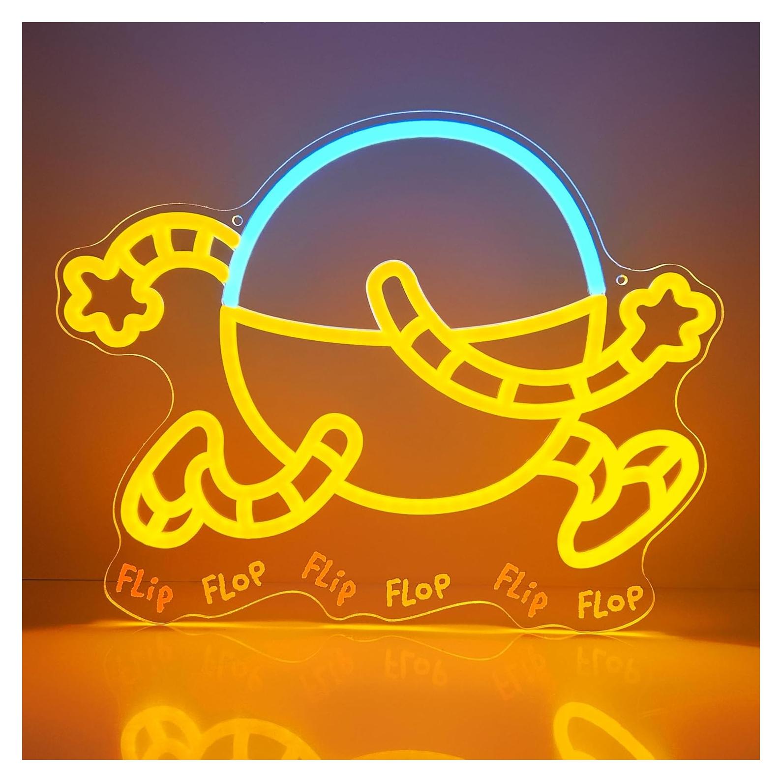 Luz de neón LED Dog Man 80-HD - Decoración de pared 35.6x28.4 cm