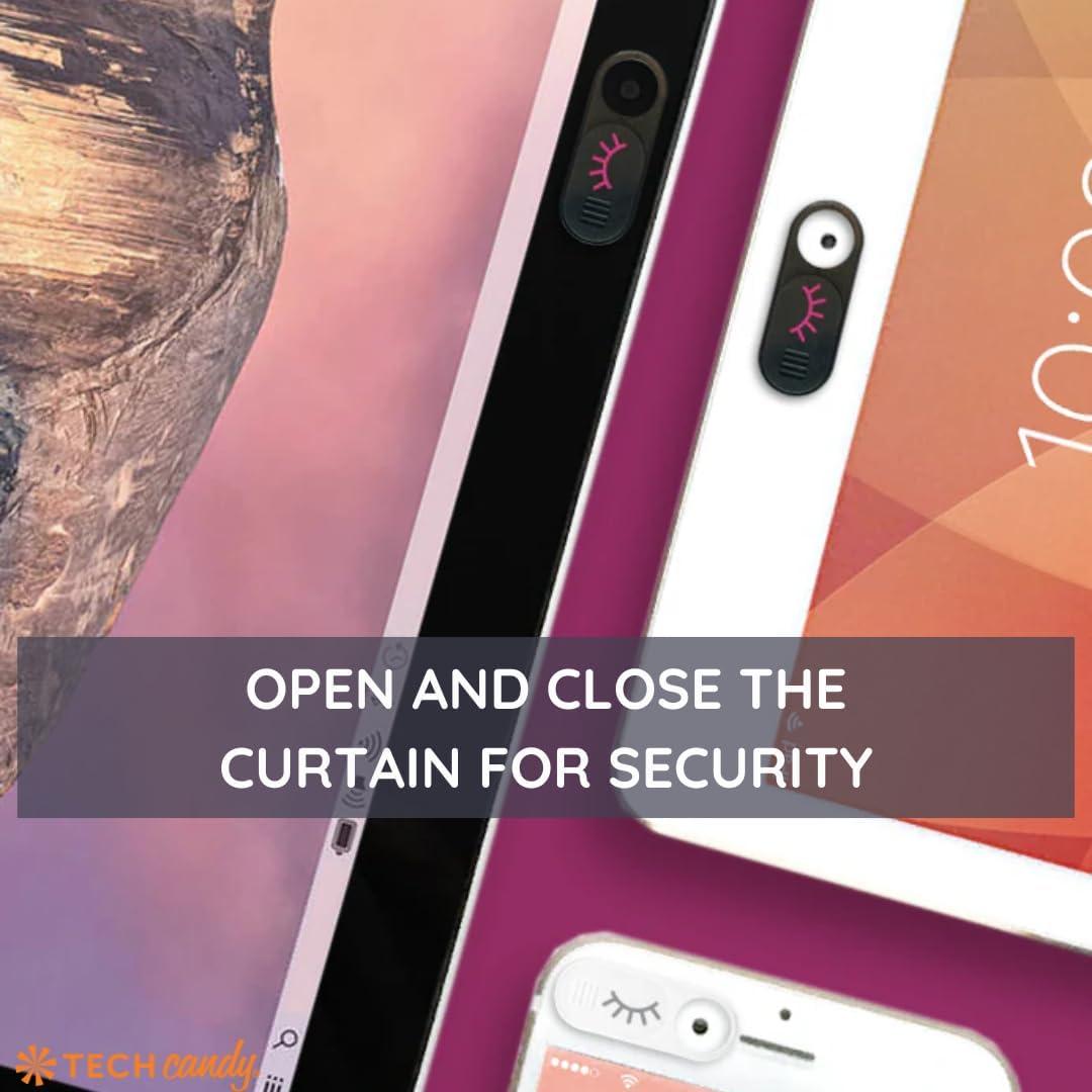 Cubierta de Webcam Bad Guy Blocker Tech Candy Blanco - Delgado y Seguro