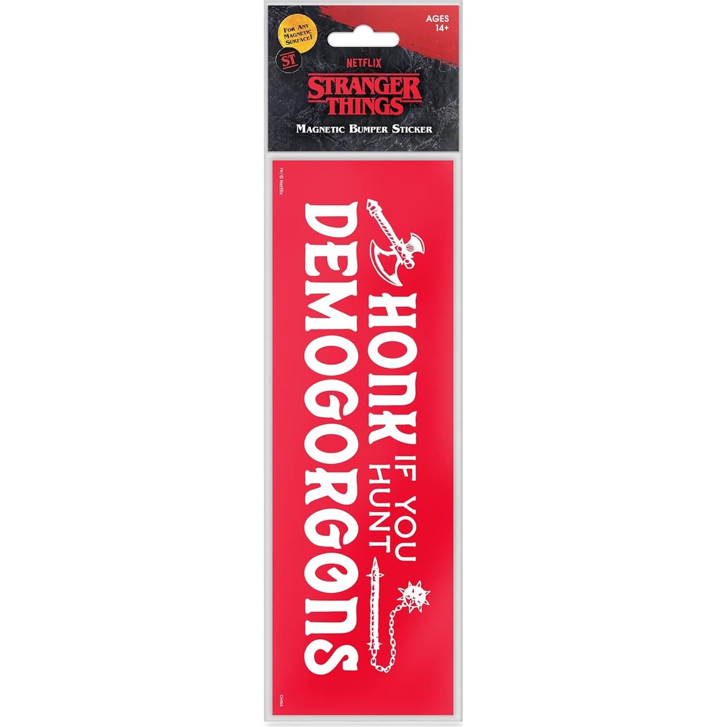 Imán de Parachoques Genuine Fred Stranger Things - Demogorgones