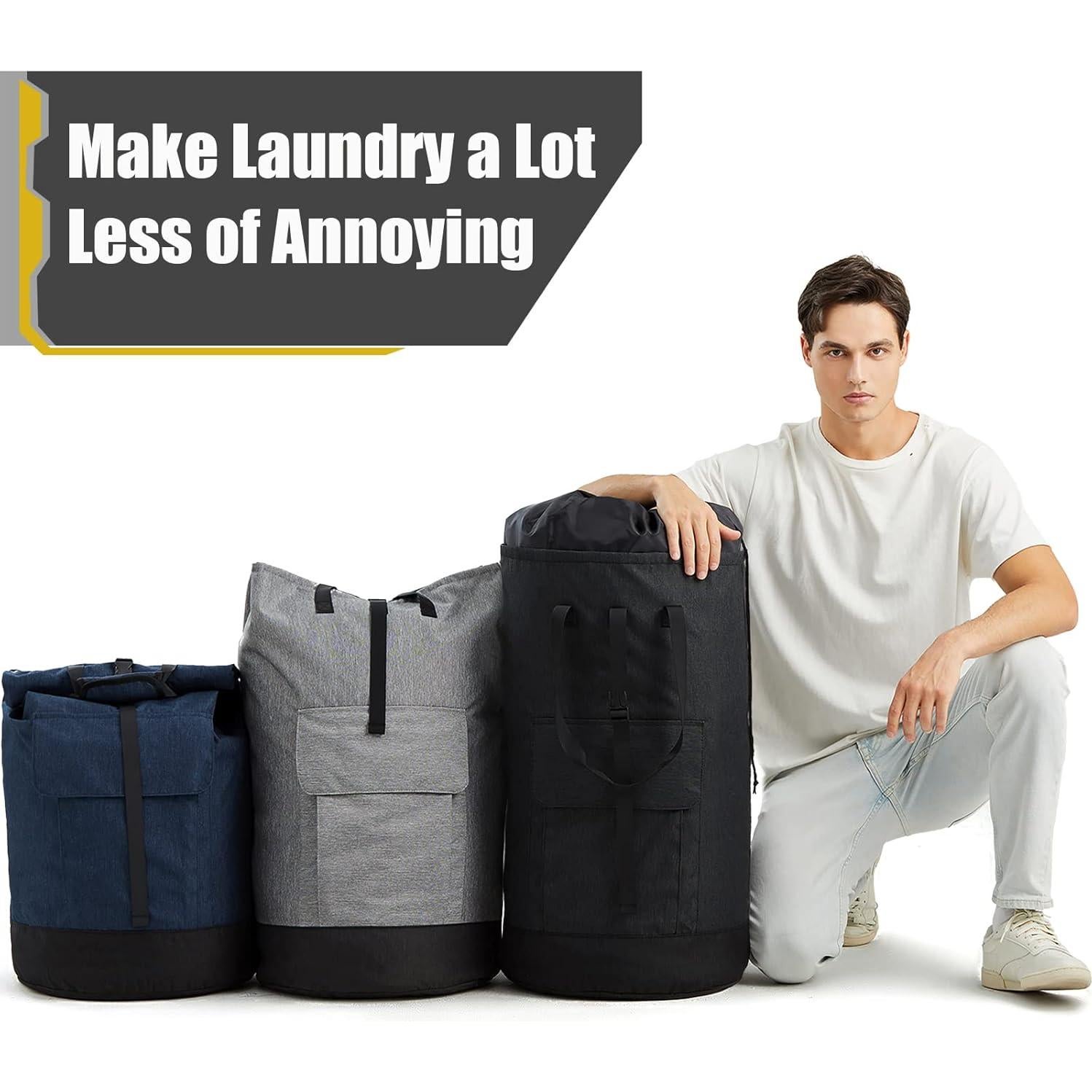 Bolsa de Lavandería Azhido Extra Grande 115L Beige