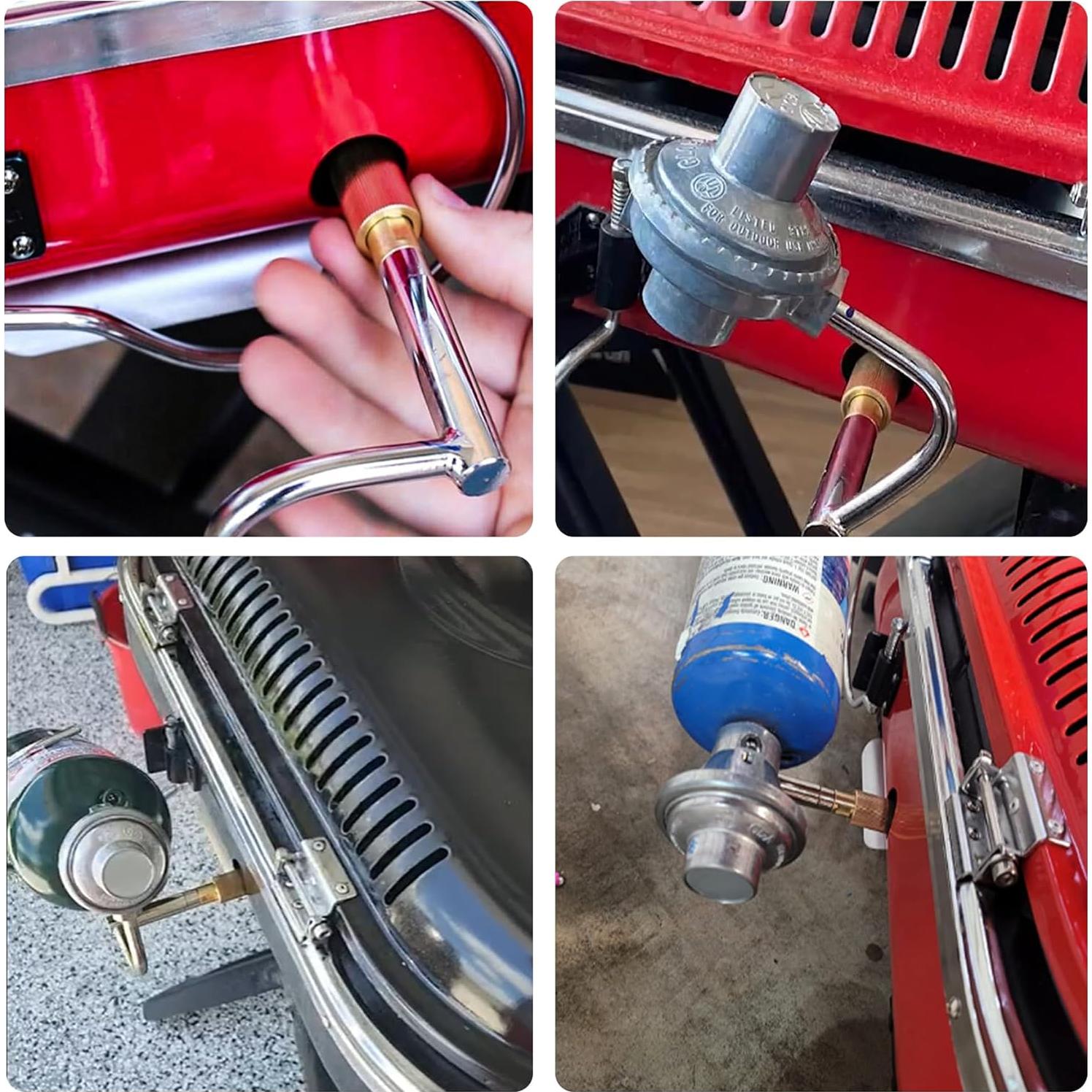 Adaptador regulador gas propano AJinTeby para parrillas Coleman