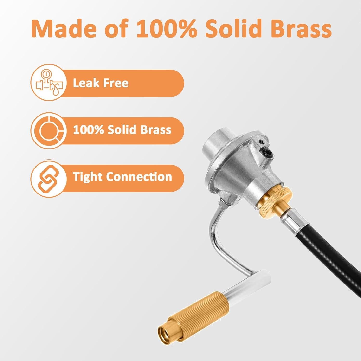 Adaptador regulador gas propano AJinTeby para parrillas Coleman