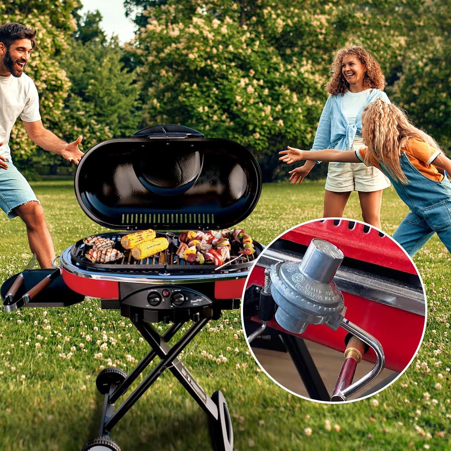 Adaptador regulador gas propano AJinTeby para parrillas Coleman