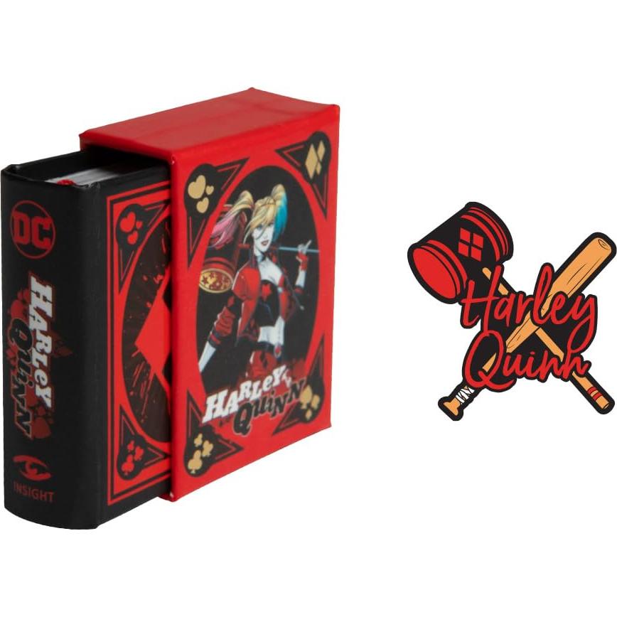 DC Comics: Harley Quinn Tiny Book and Pin Set (Batman)