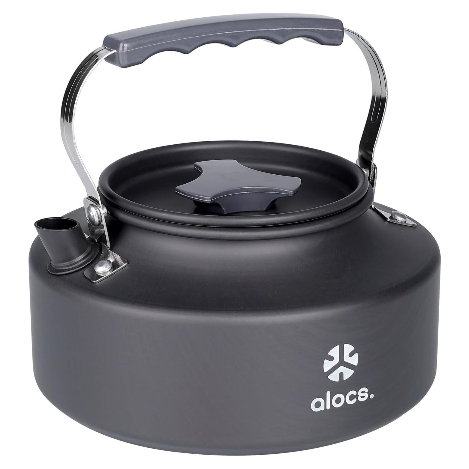 Tetera Alocs 0.8L de Aluminio Anodizado para Camping