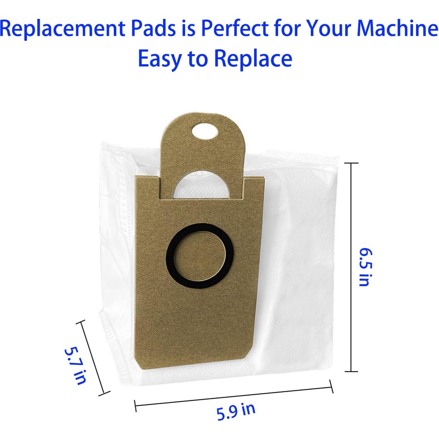 10 Bolsas de Repuesto ZENGYI para Aspiradoras Robot