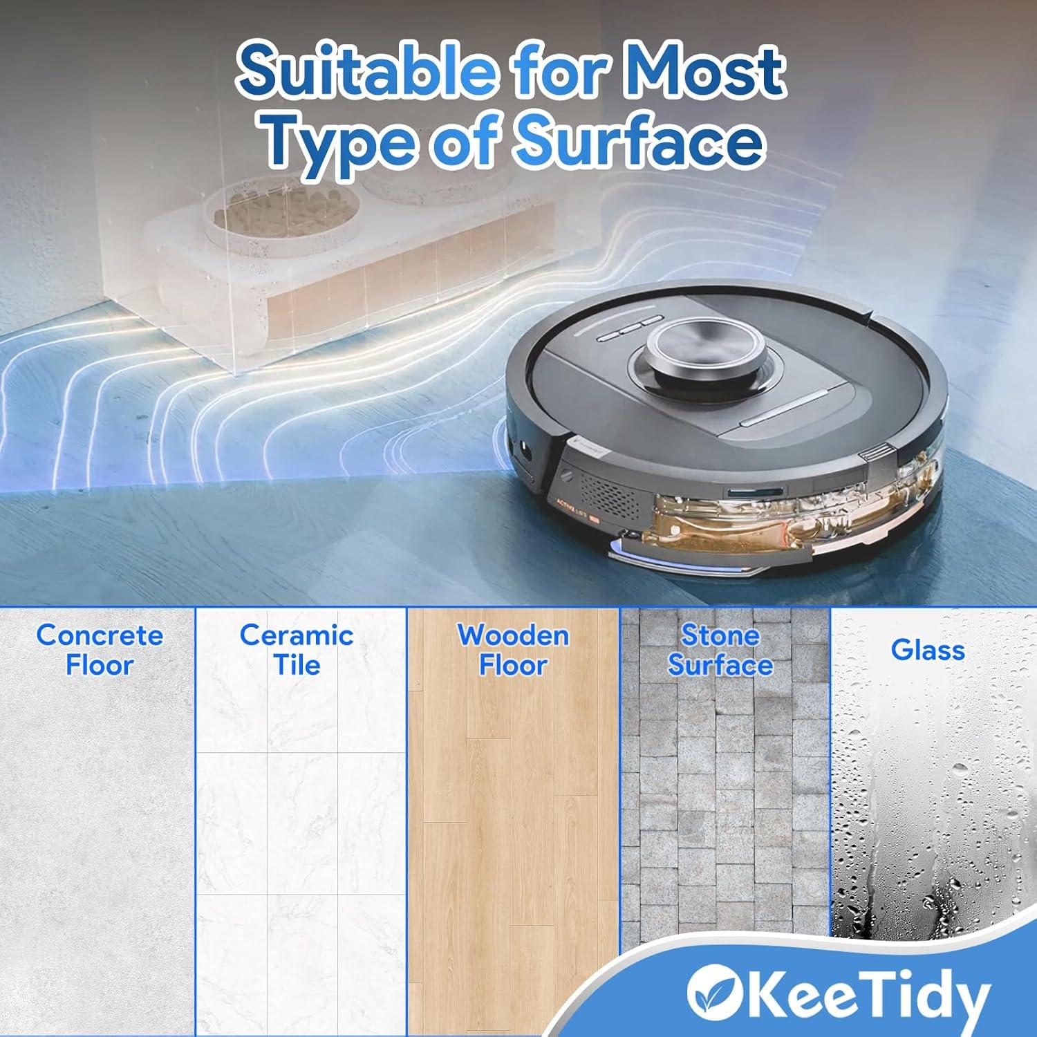 12 Almohadillas de Mopa Microfibra KeeTidy para Shark RV2820