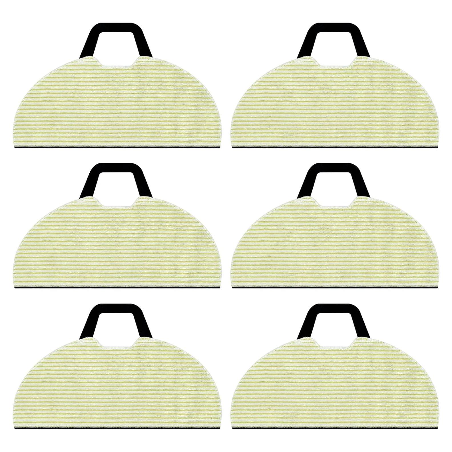 Paquete de 6 almohadillas de microfibra Aiyiried para Shark RV2610WA
