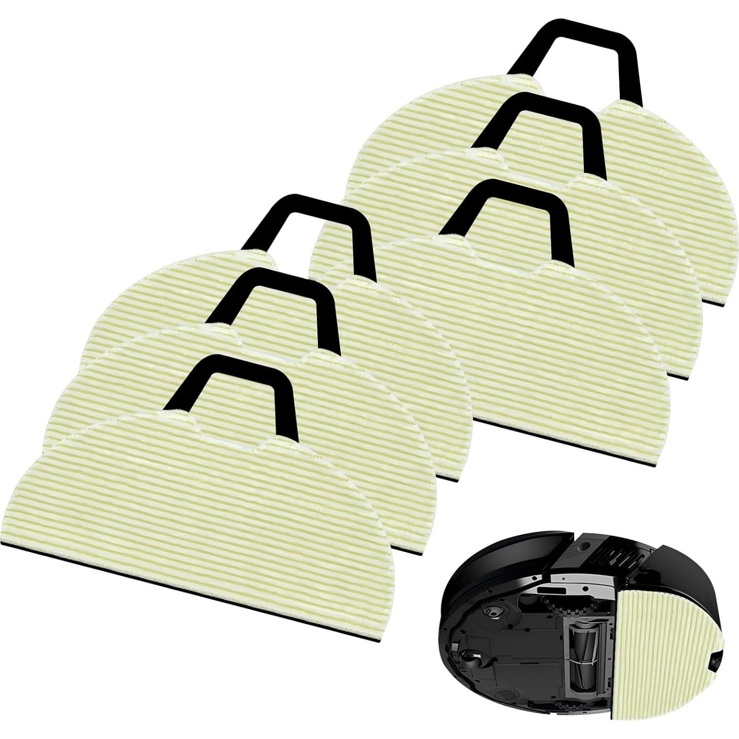 Paquete de 6 almohadillas de microfibra Aiyiried para Shark RV2610WA