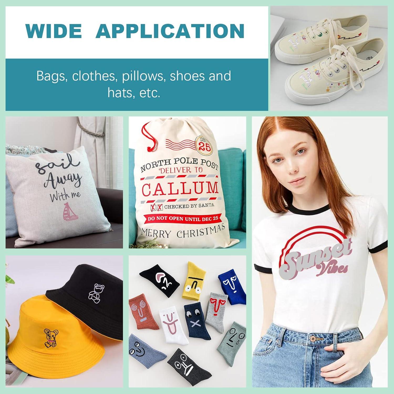 Vinilo de Transferencia de Calor HTVRONT 30.48x0.91m Negro PU