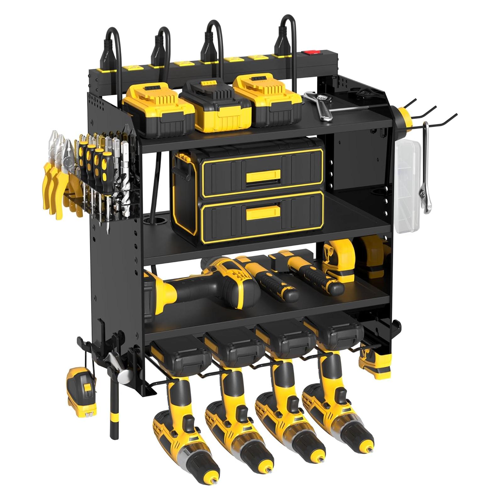 Organizador de Herramientas de Pared CFMASTER 4 Capas con Carga