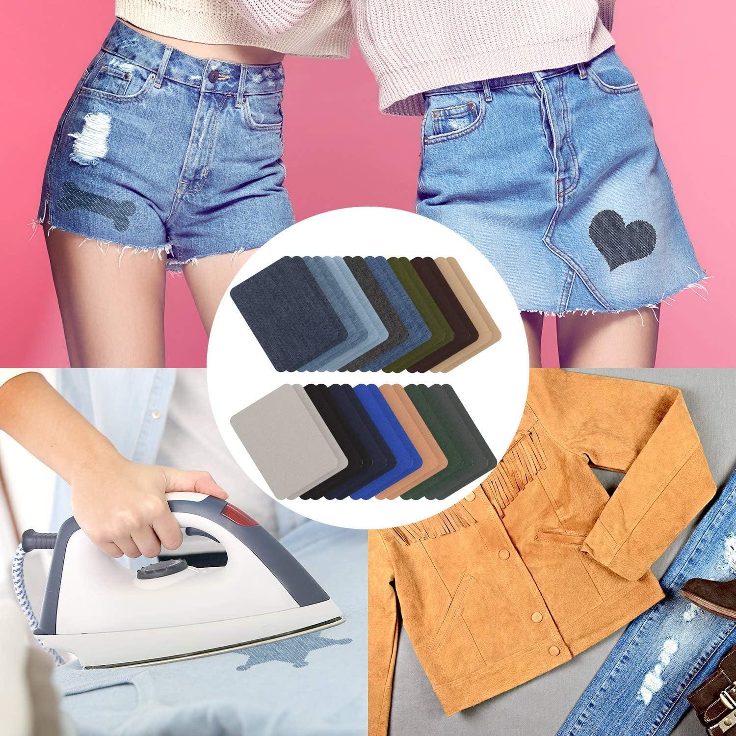 Kit de 30 Parches de Hierro Tatuo para Reparación de Ropa