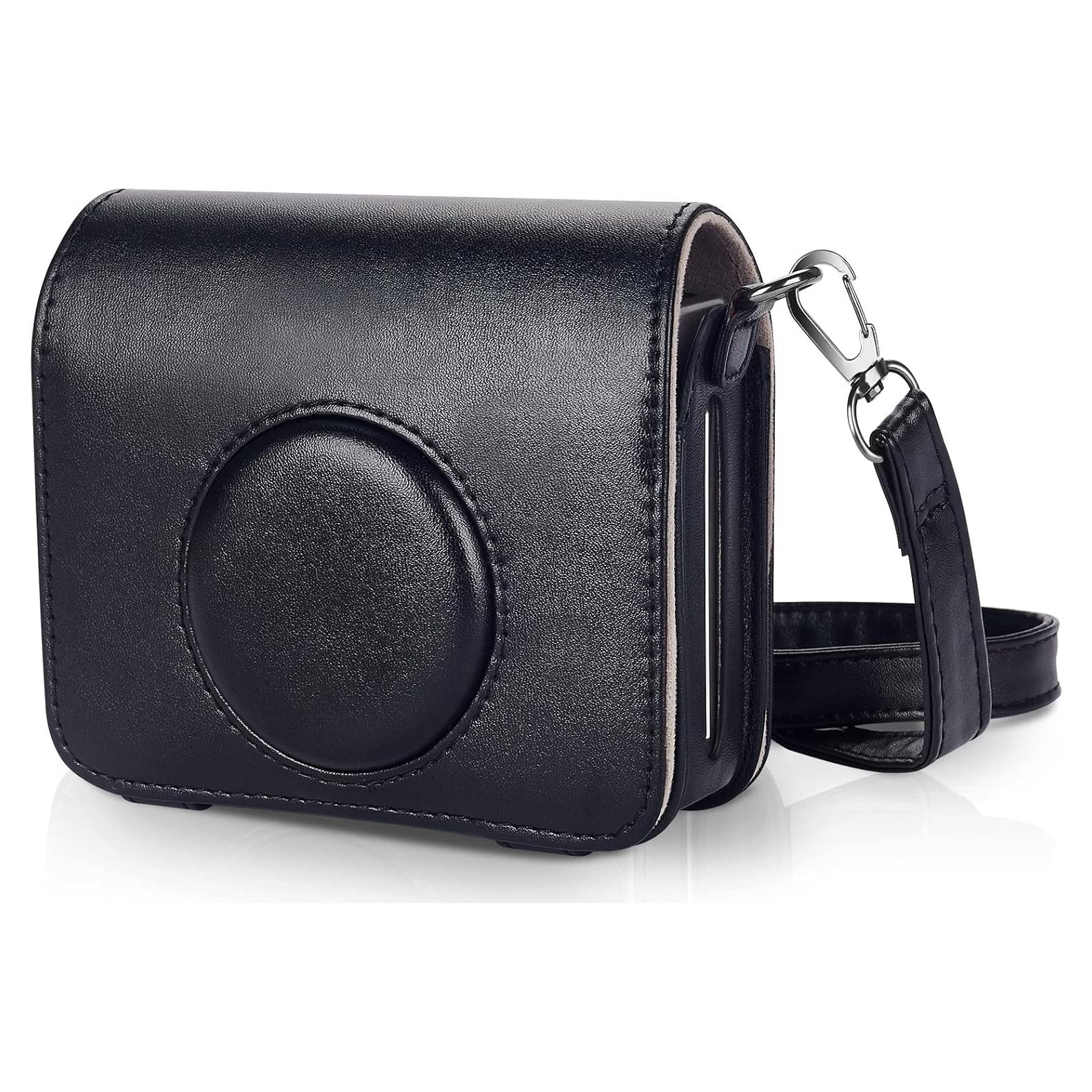 Funda Protectora Phetium para Cámara Fujifilm Instax Mini EVO - Cuero PU Negro