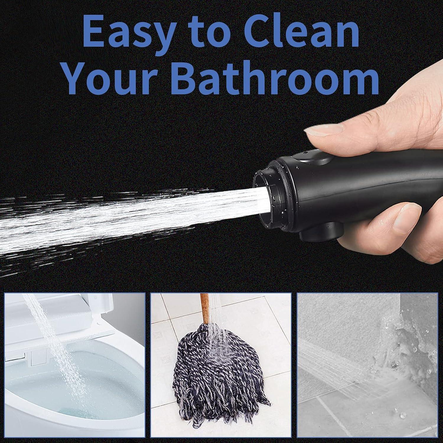 Cabezal de Ducha de Mano SINGSUO Alta Presión 3 Modos Negro