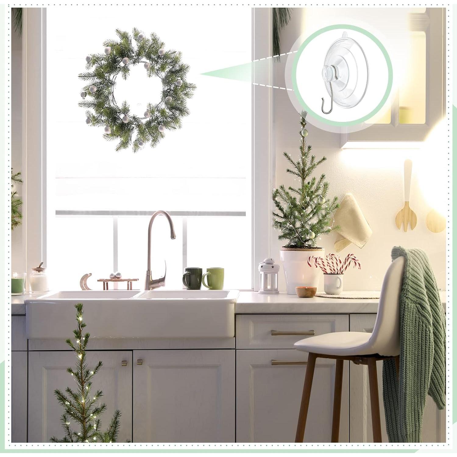 Ganchos de Ventosa VIS'V Grandes 10 Pcs 3.2 kg Transparentes